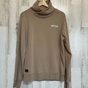G Star Raw Tan Sweatshirt Size M Long Sleeve Casual